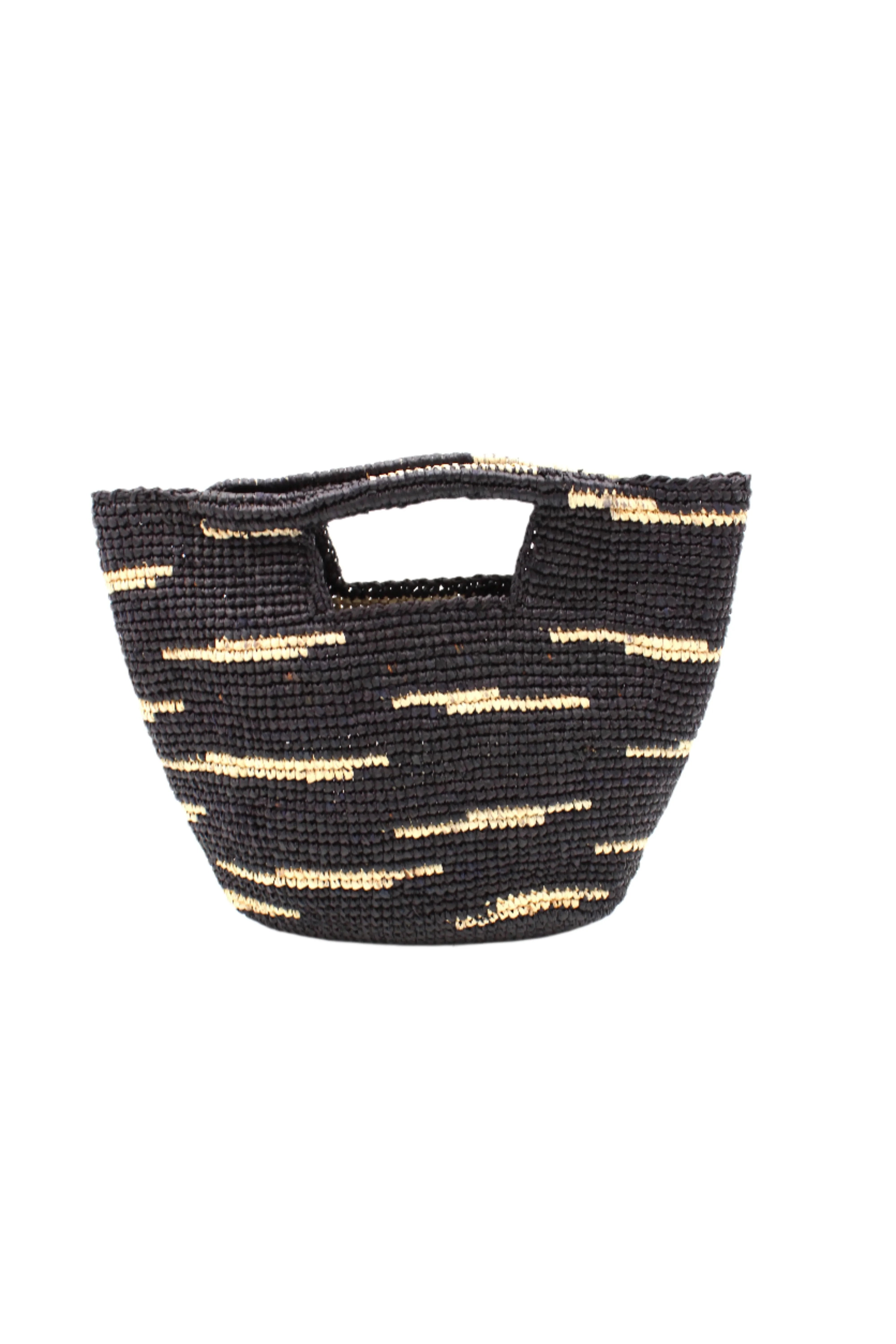 Mini ConCon Crochet Petite Straw Basket