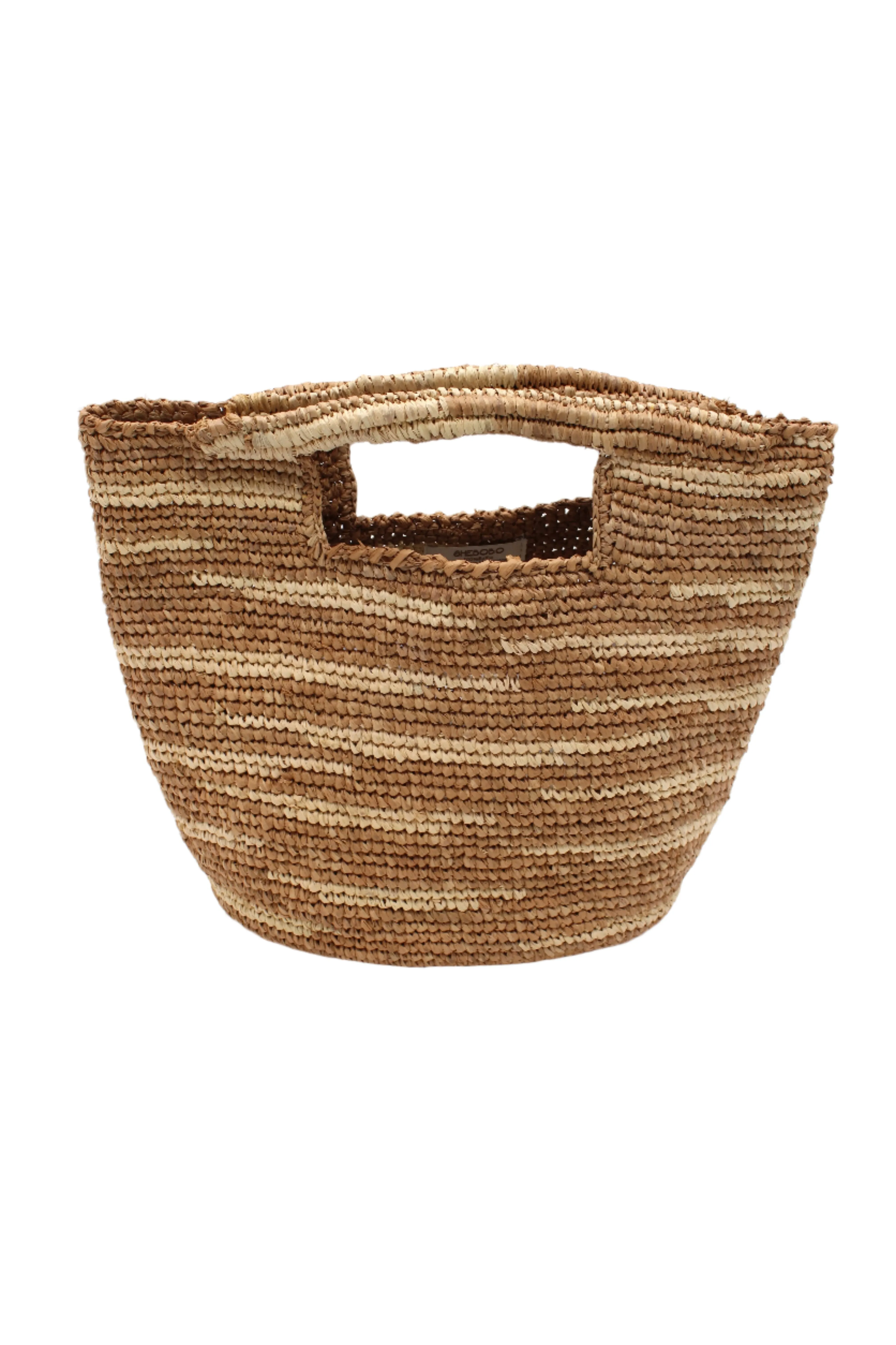 Mini ConCon Crochet Petite Straw Basket