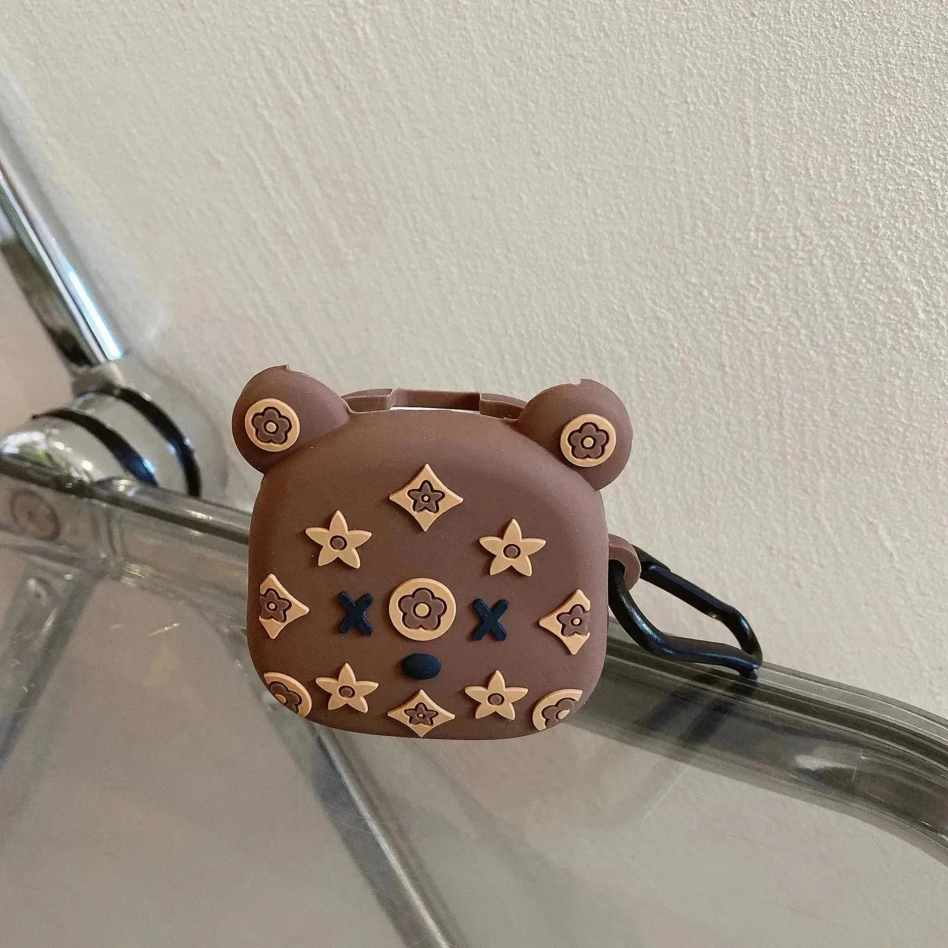 Monogram Luxury Bear Case (For Airpods)