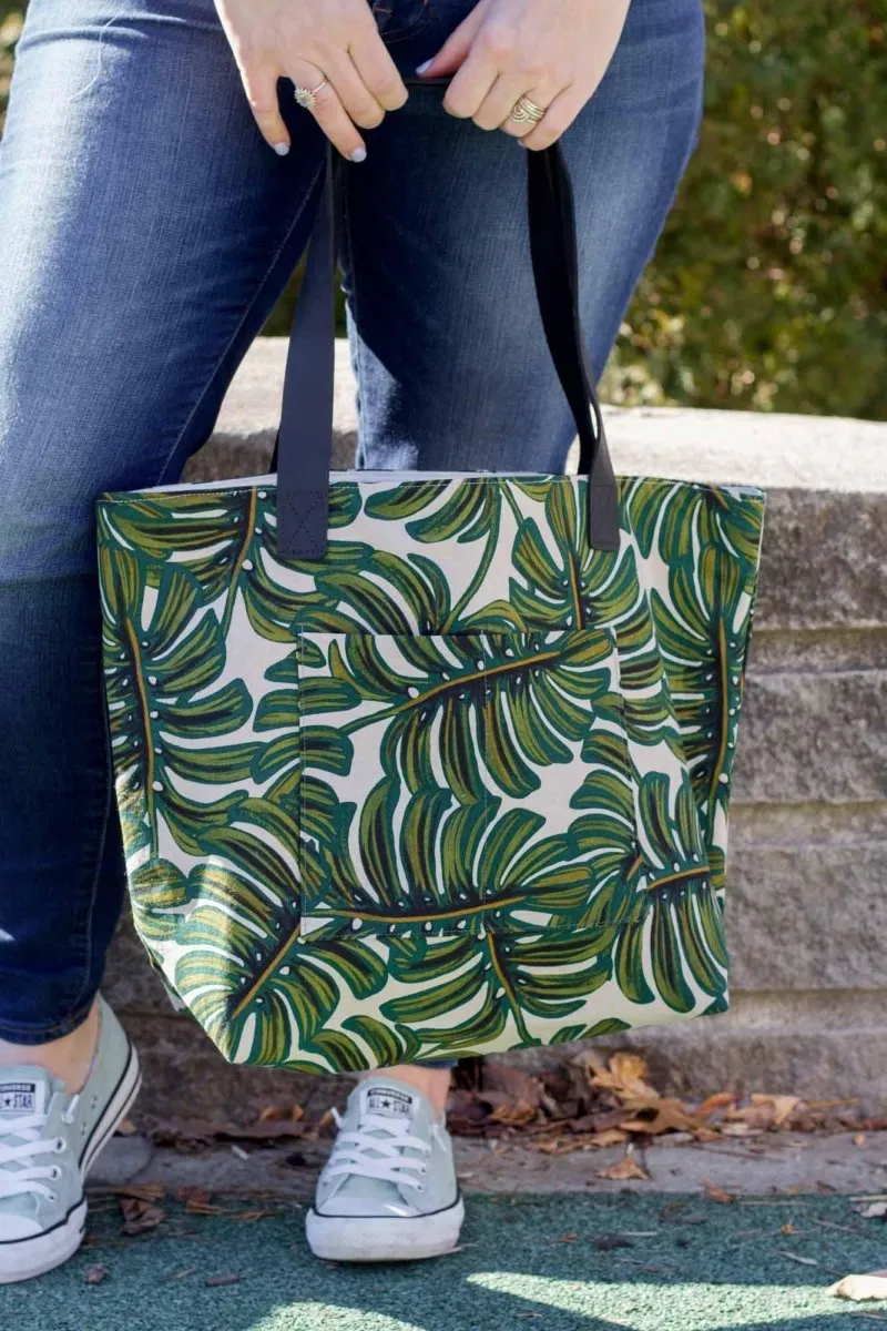 Monstera Everyday Canvas Tote Bag