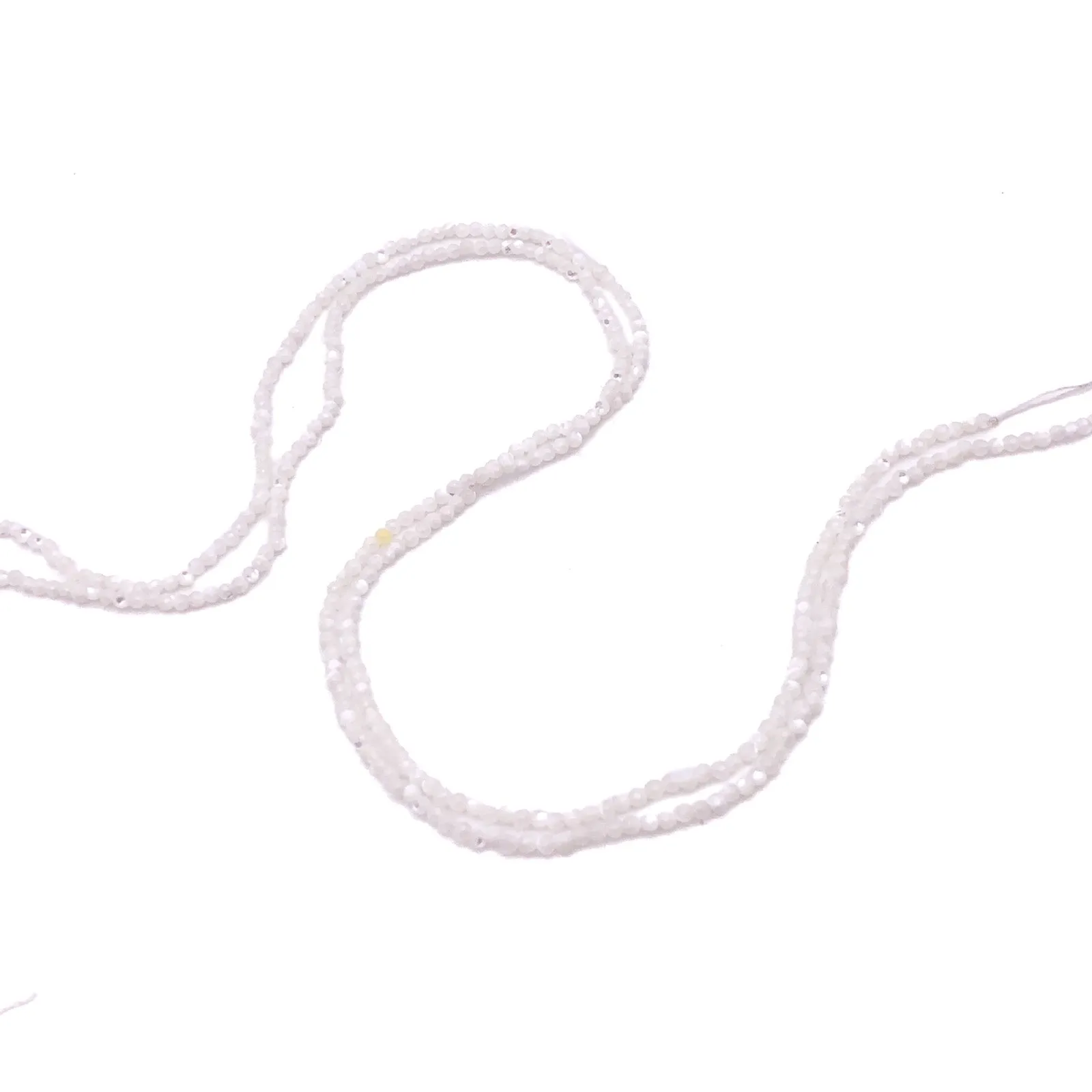 Mother of Pearl 2.3mm Faceted Rounds Bead Strand
