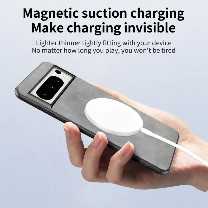 Multi-Function Leather TPU Phone Case with Magnetic 360°Kickstand For Google Pixel 8 7