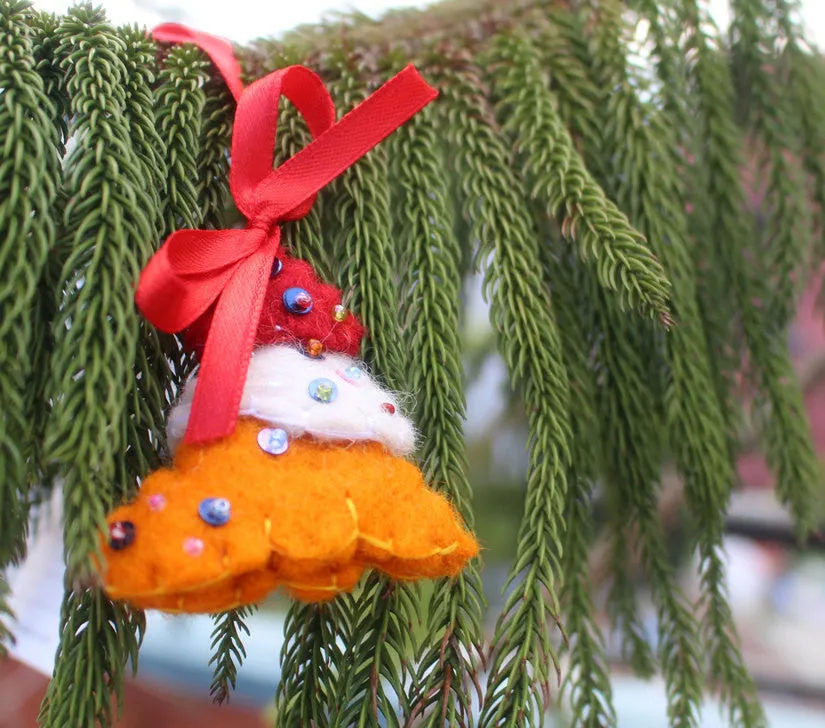 Multicolor Ornament With Beads