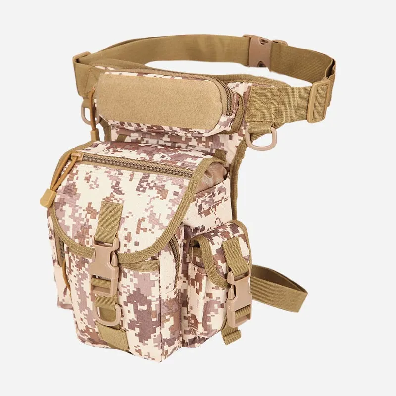 Multipurpose Leg Bag For Men Outdoor Riding Military Oxford Tactical Bag