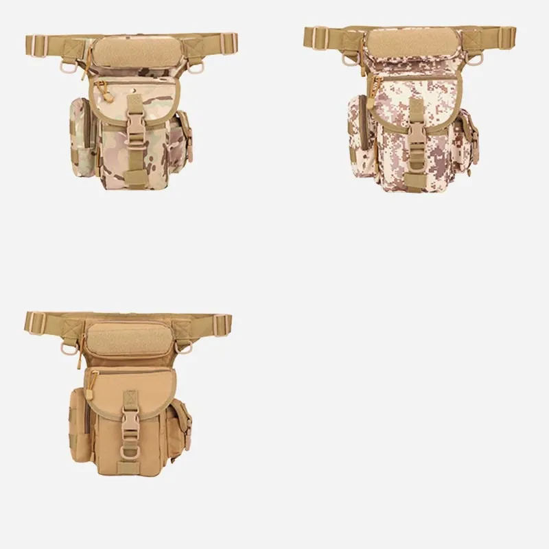 Multipurpose Leg Bag For Men Outdoor Riding Military Oxford Tactical Bag