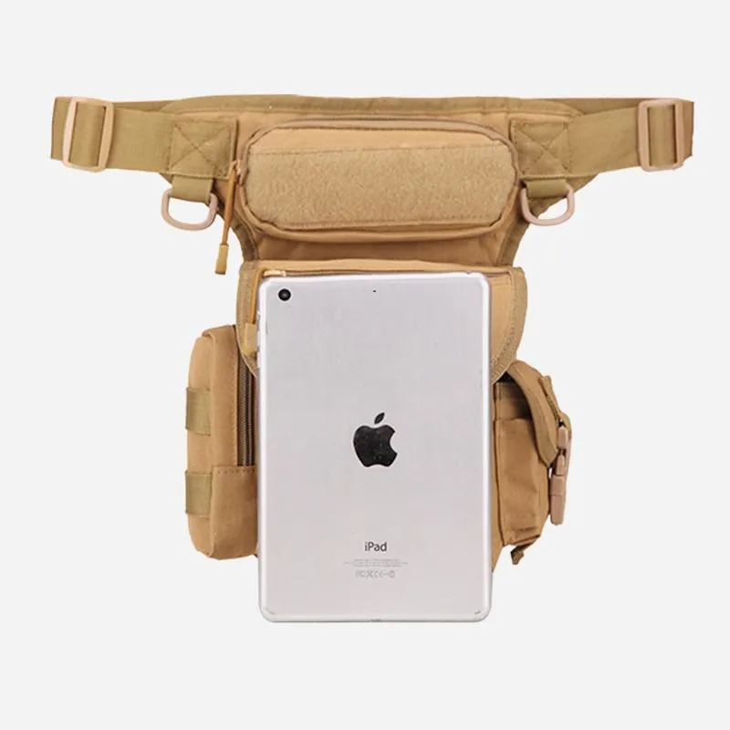 Multipurpose Leg Bag For Men Outdoor Riding Military Oxford Tactical Bag