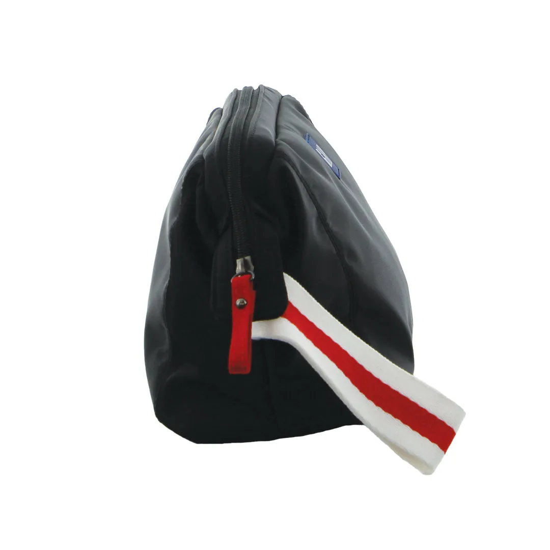 Nylon Travel Toiletry Bag - Black