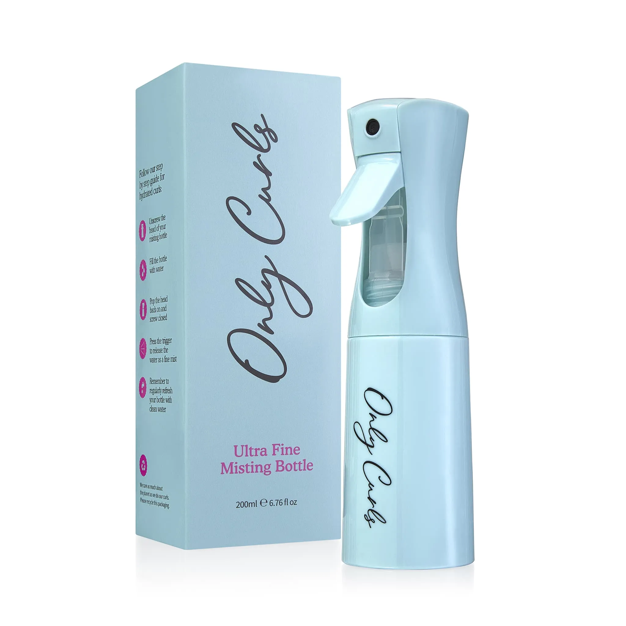 Only Curls Misting Bottle - Blue