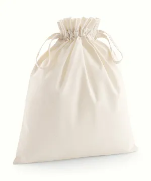 Organic cotton drawcord bag | Natural