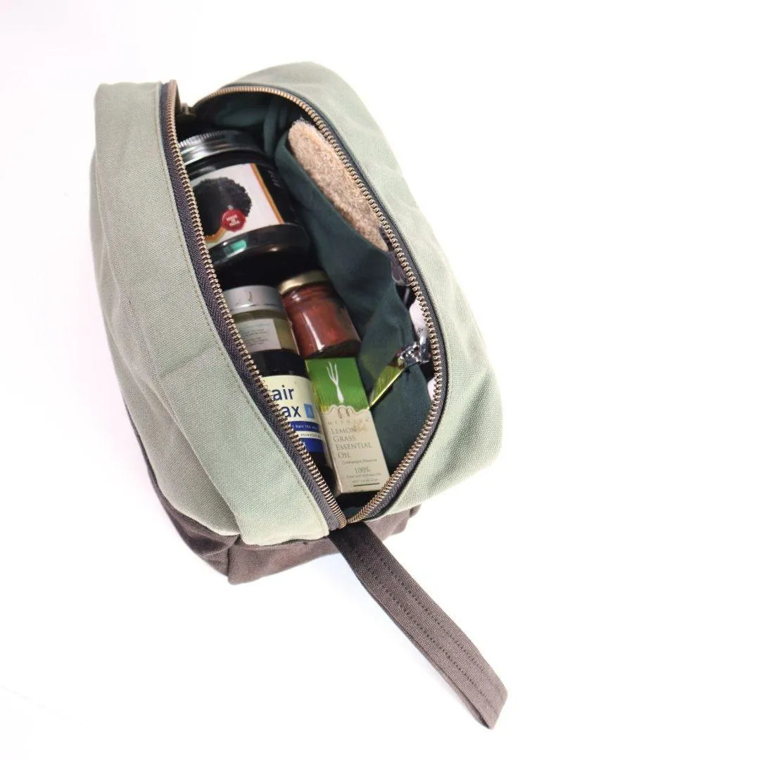 Oryx Canvas Dopp Kit - Royal Blue - Toiletry / Travel / Artist Kit Bag