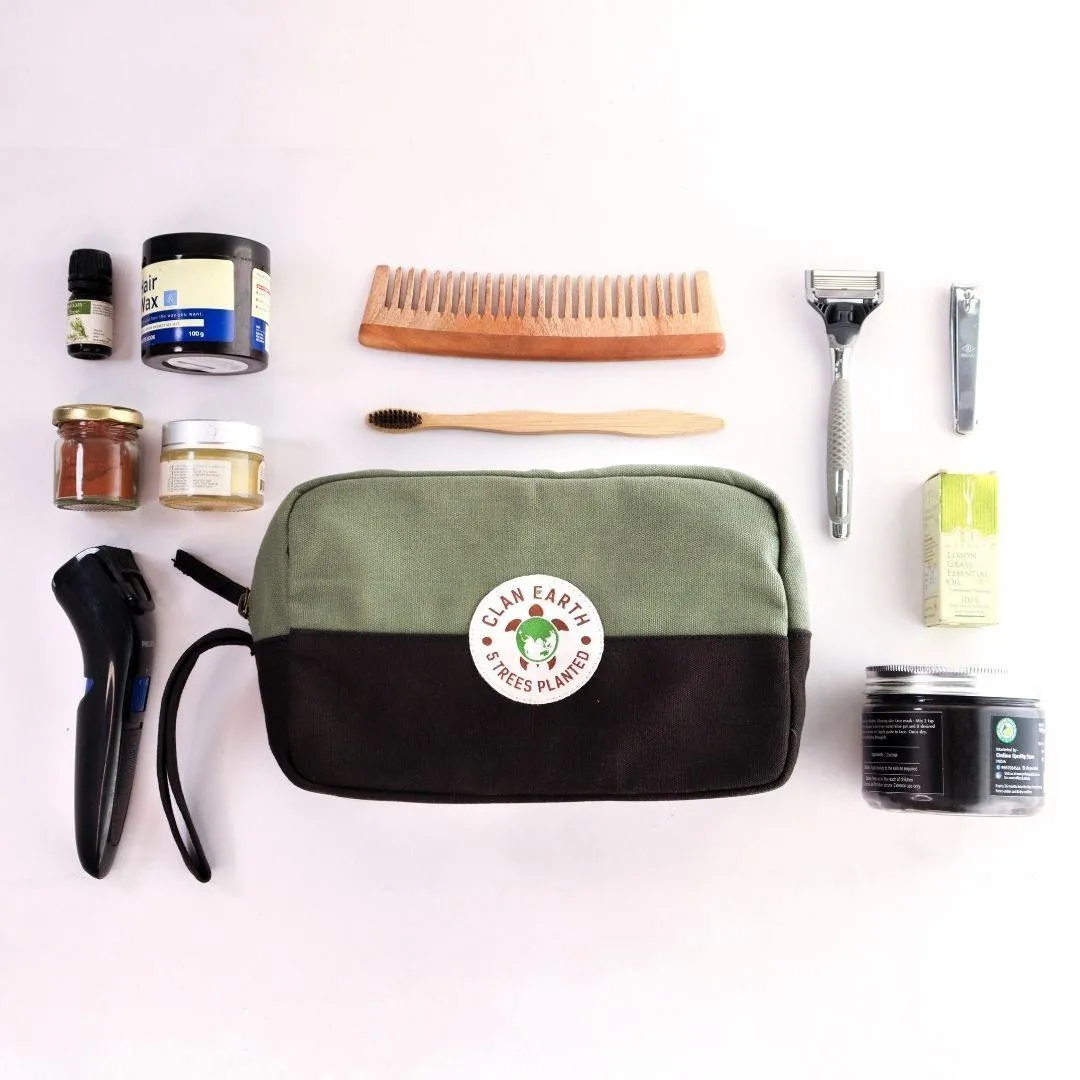 Oryx Canvas Dopp Kit - Royal Blue - Toiletry / Travel / Artist Kit Bag