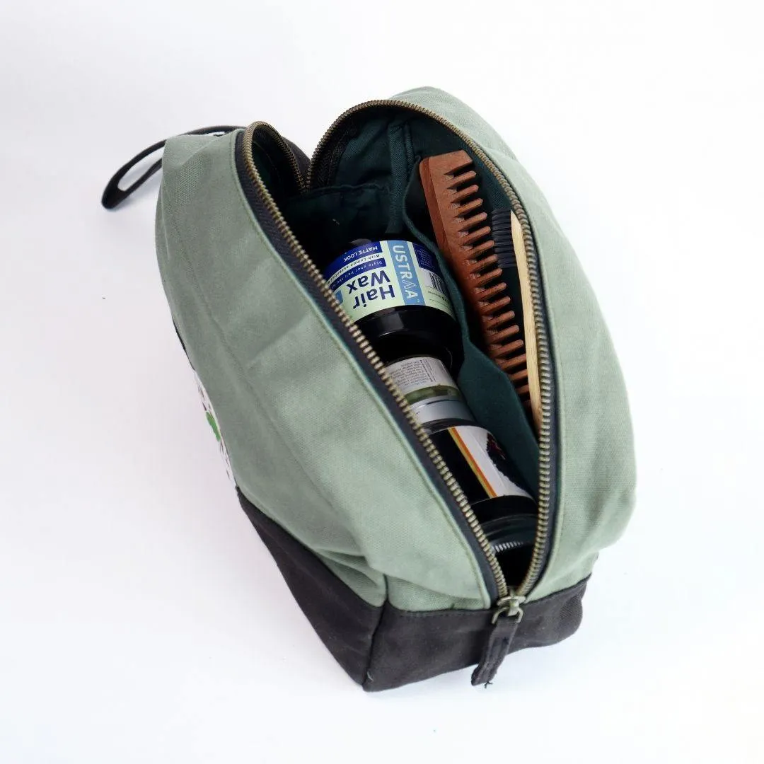 Oryx Canvas Dopp Kit - Royal Blue - Toiletry / Travel / Artist Kit Bag