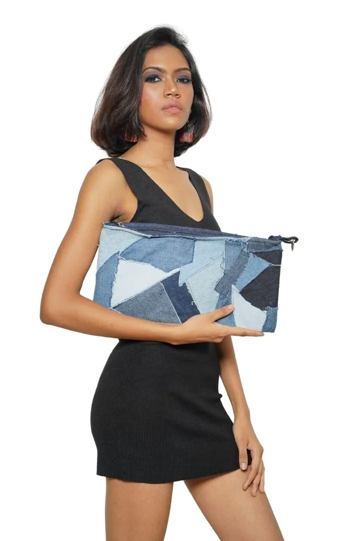 Patchwork Denim Sling bag