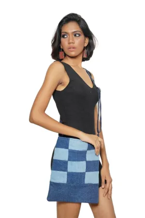 Patchwork Denim Sling bag