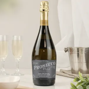 Personalised Prosecco O'Clock Bottle