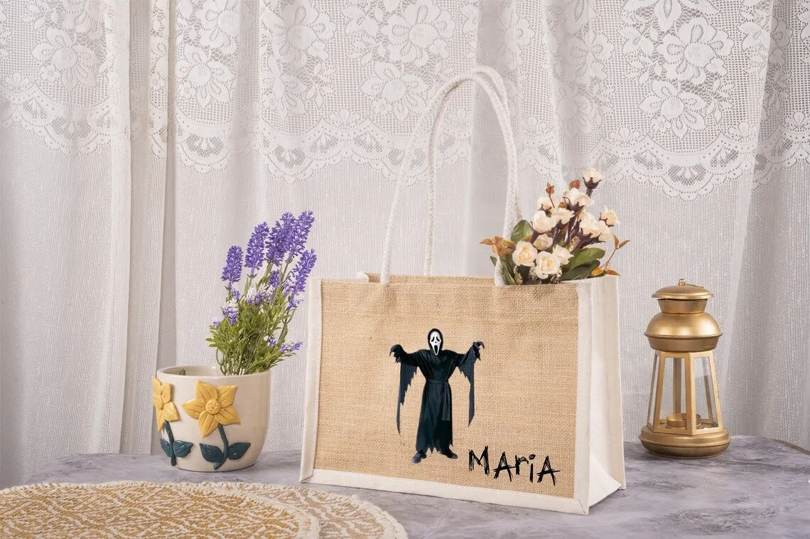 Personalized Bridesmaid Bags burlap Bags for Bridal Party Bridesmaid Gift