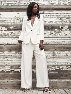 Petra Wide Leg Pintuck Pant