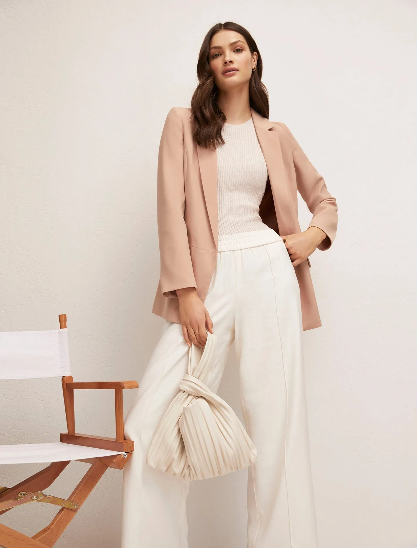 Petra Wide Leg Pintuck Pant