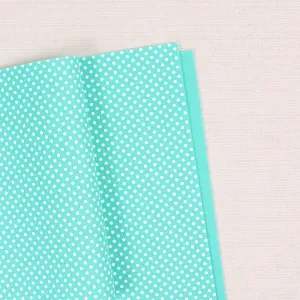 Polka Dot Felt, Light Teal