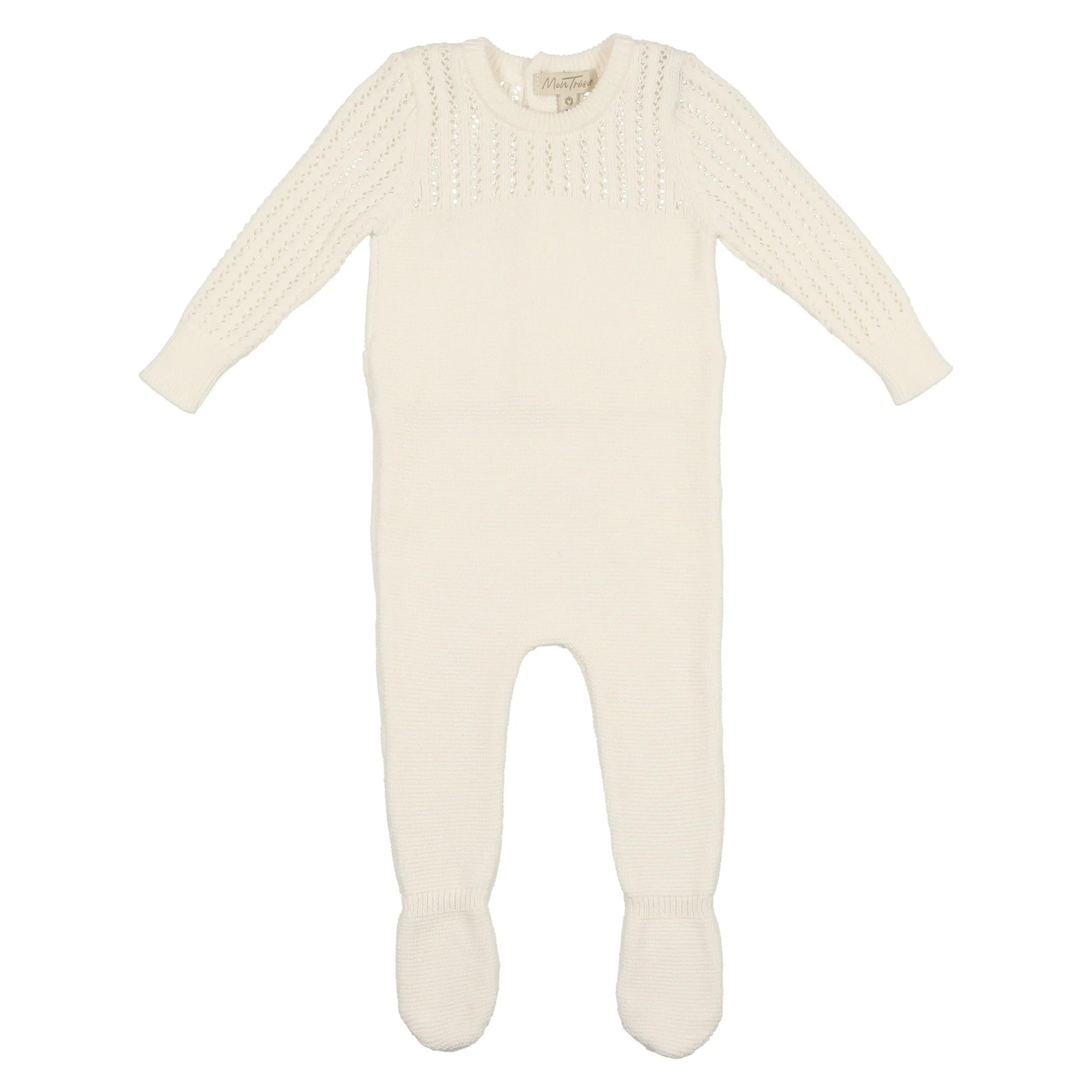 Precious Purl Knit Footie