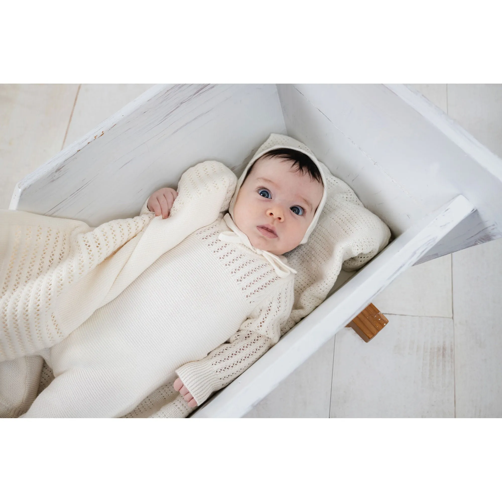 Precious Purl Knit Footie