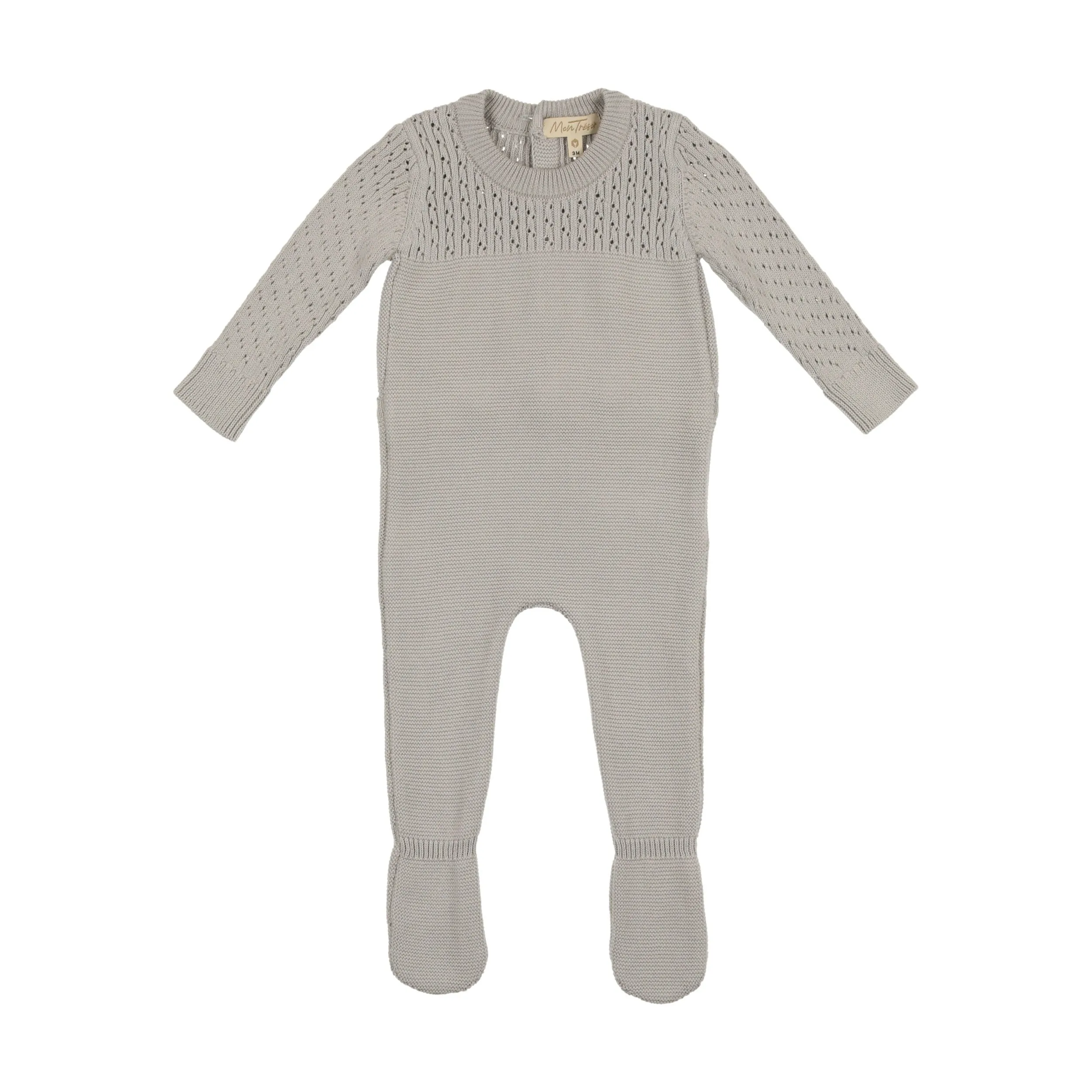 Precious Purl Knit Footie