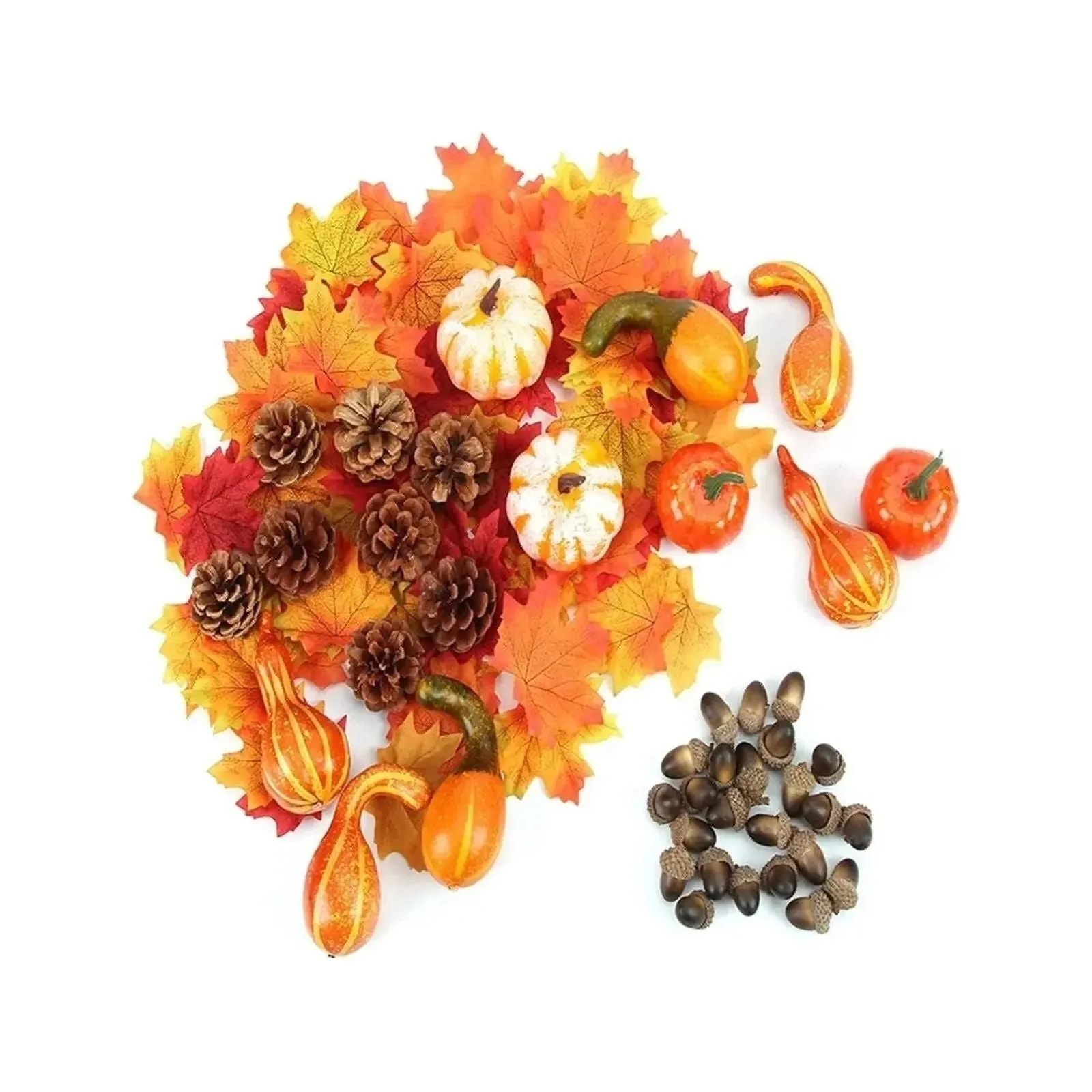 PumpkinCharm Decor - Künstliche Herbstdeko Kürbis für Halloween