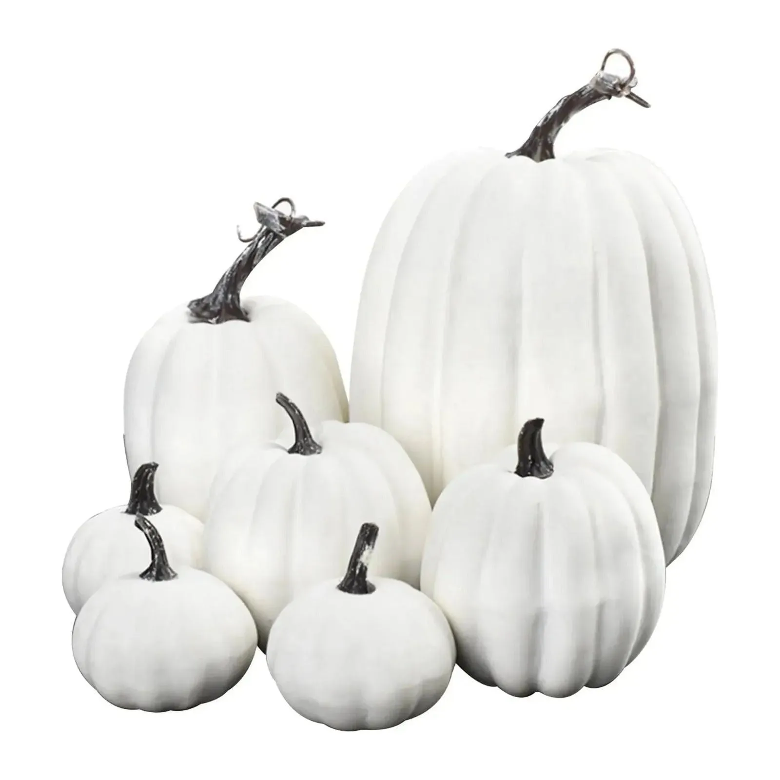 PumpkinCharm Decor - Künstliche Herbstdeko Kürbis für Halloween