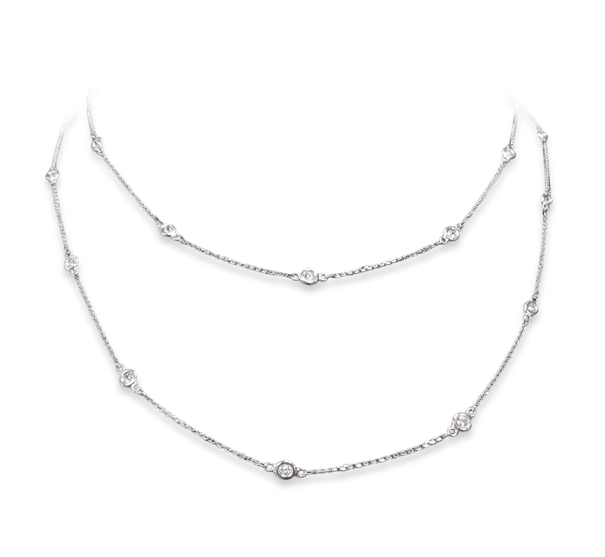 "Diamonds-by-the-Yard" - 36-inch Necklace