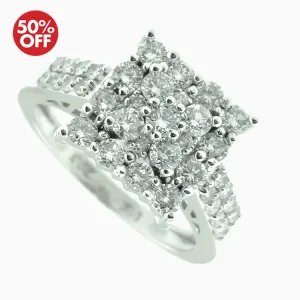 "JURNEEY" DIAMOND HALO RING