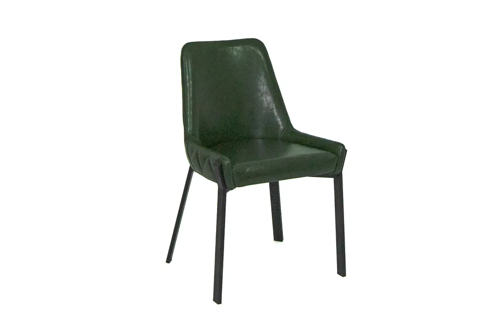 Regan - Green Faux Leather Dining Chair