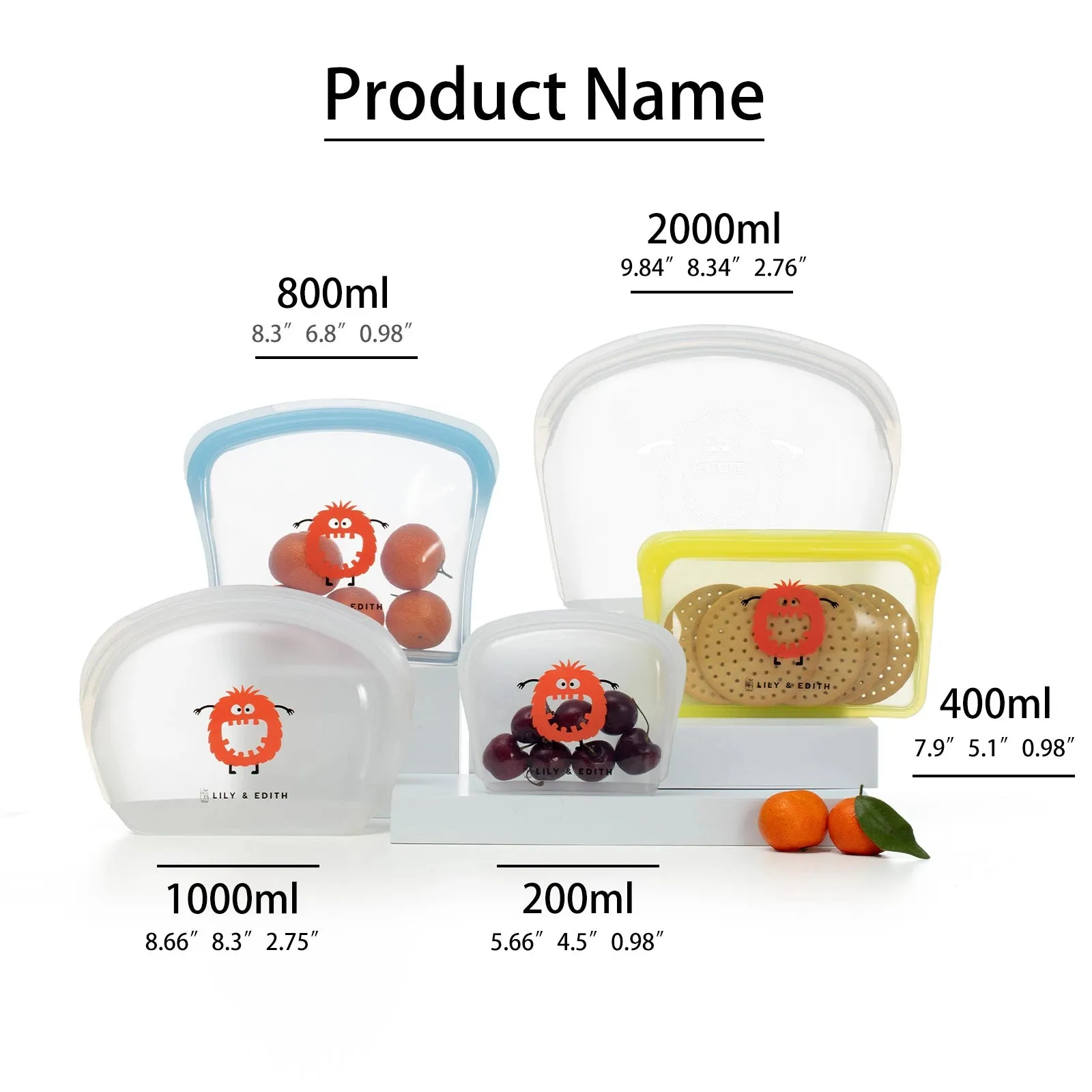 Reusable Silicone Bag Gift Box 5-Pack | Dad