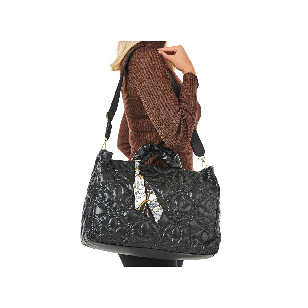 Rieker Handbag Black Soft Faux Leather Quilted H1644-00