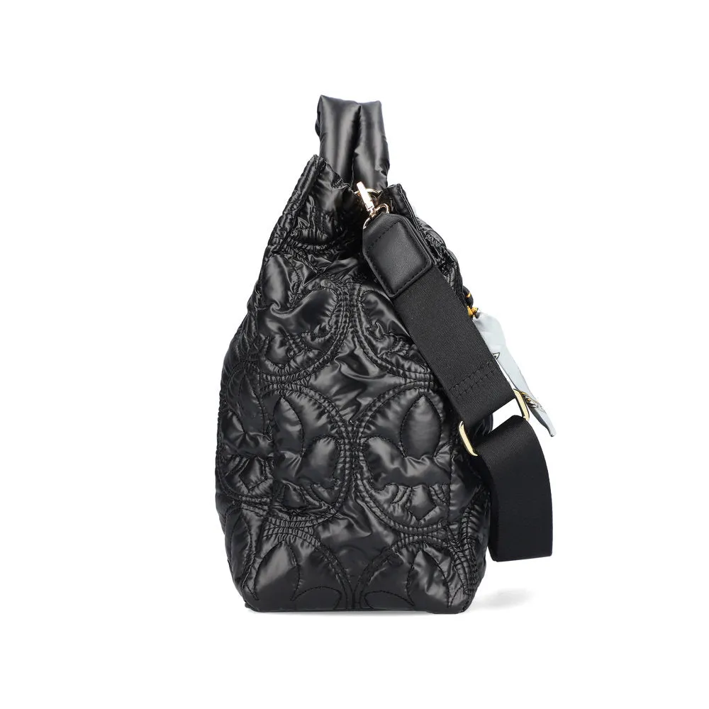 Rieker Handbag Black Soft Faux Leather Quilted H1644-00