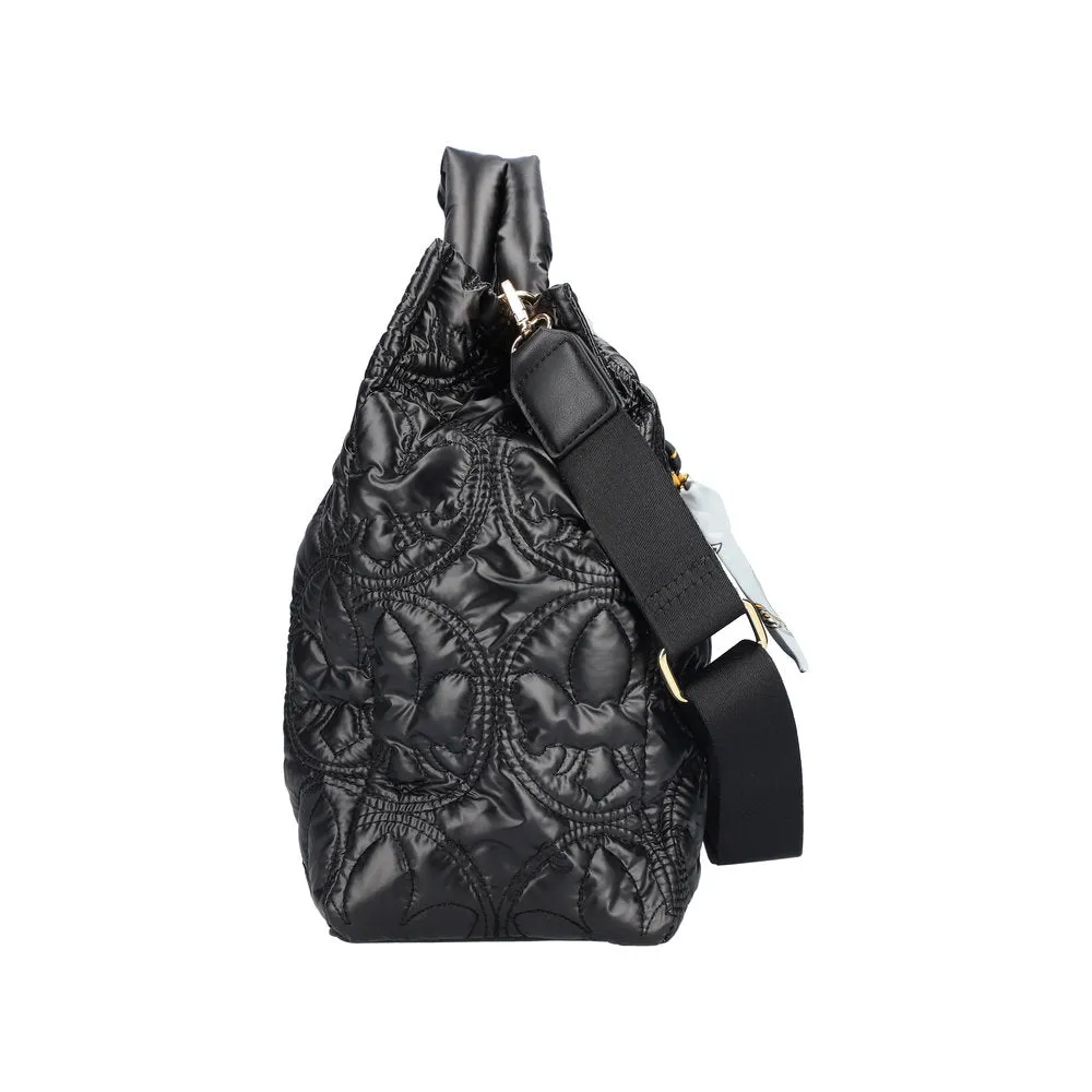Rieker Handbag Black Soft Faux Leather Quilted H1644-00