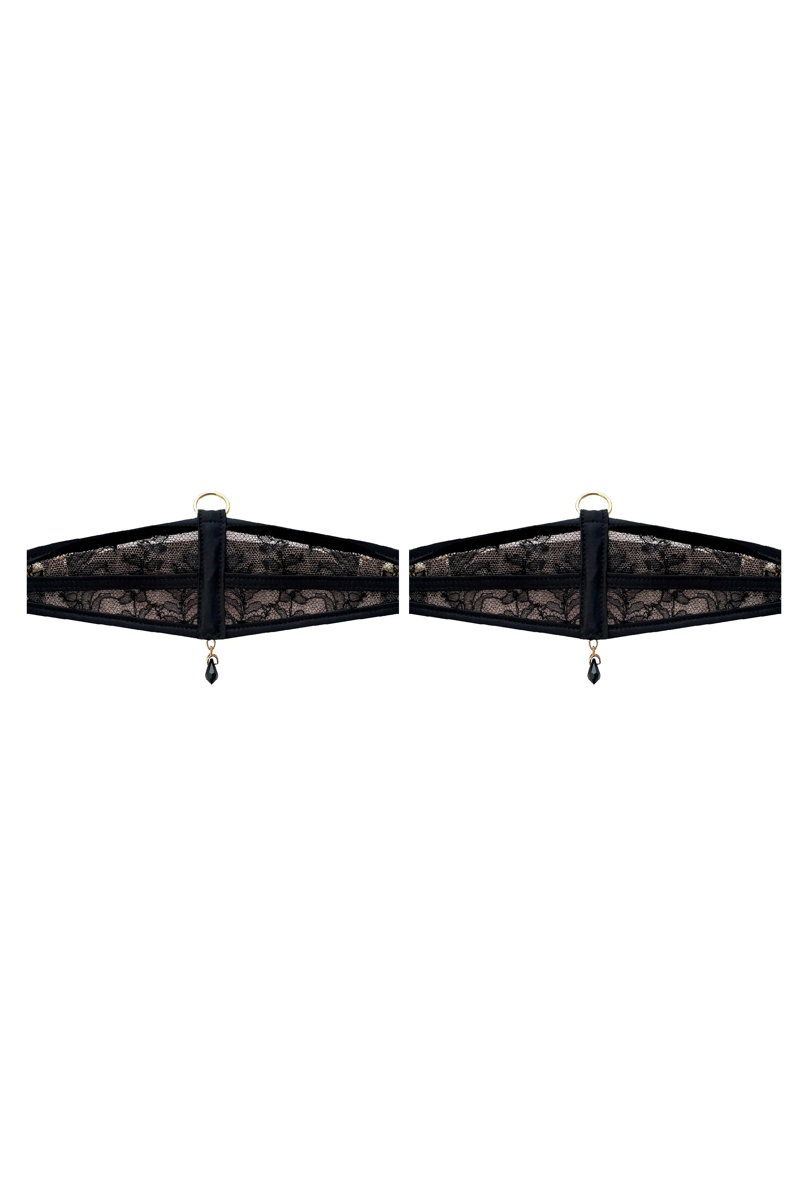 Rosalia Garter Set - Black