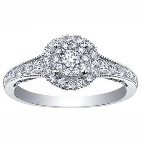 Round Halo Style "Tides of love"