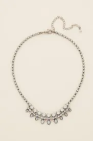 Semi-Precious Pear Drop Necklace