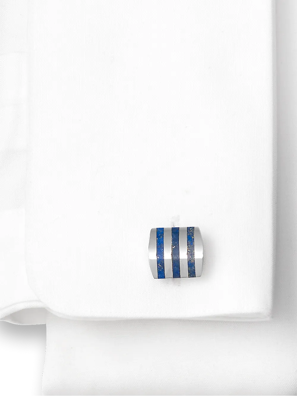 Semi Precious Square Cufflinks - Blue