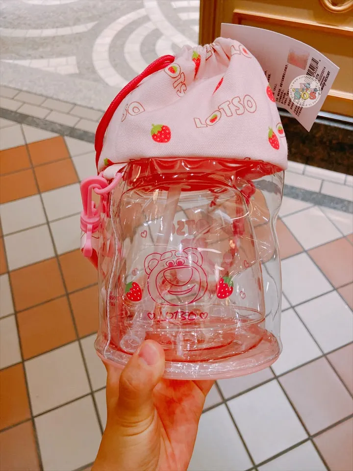 SHDL - Lotso Drink Bottle with Drawstring Bag Set