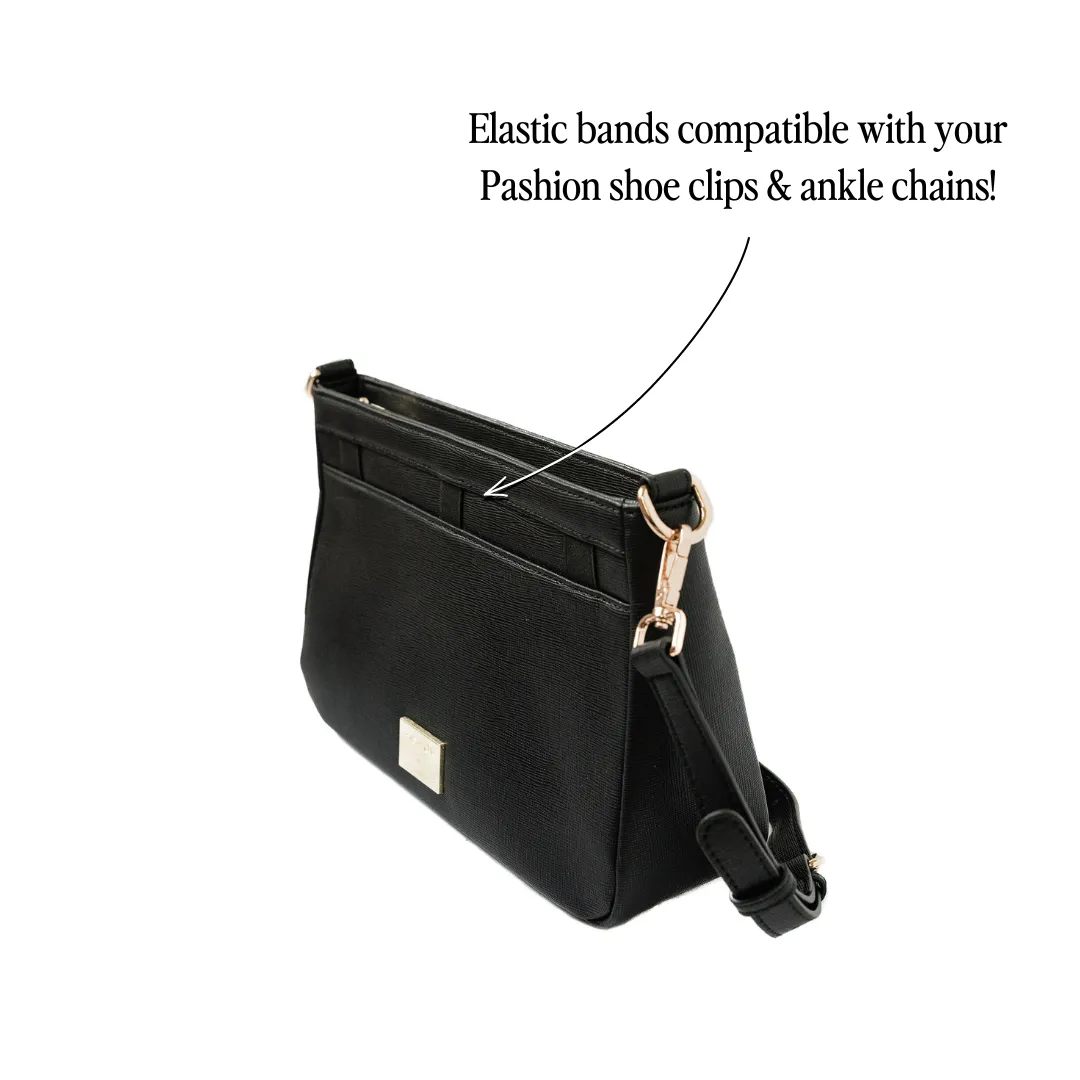 Shoulder Bag — Black (Pashion Footwear x Glass Ladder)