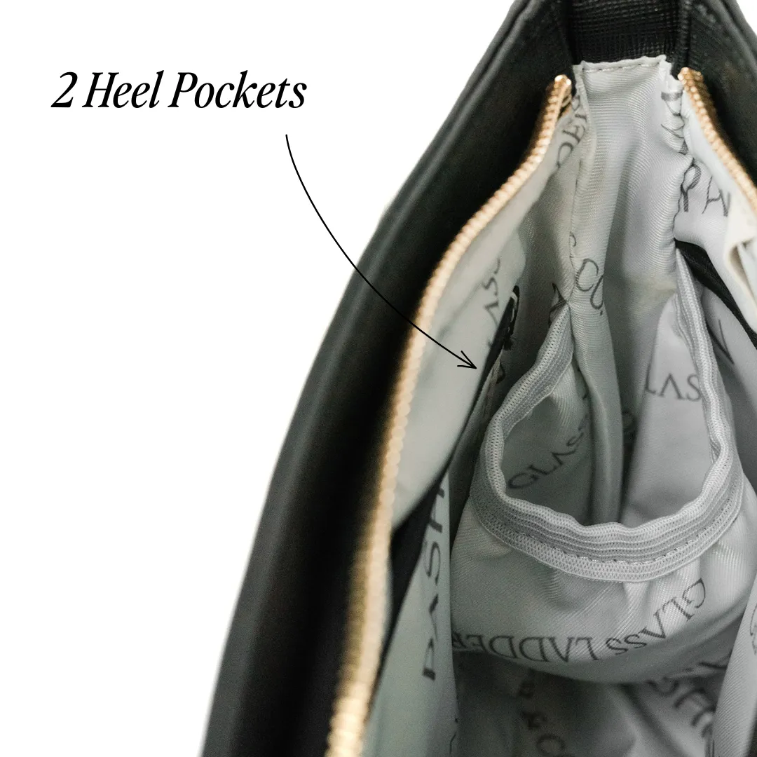 Shoulder Bag — Black (Pashion Footwear x Glass Ladder)