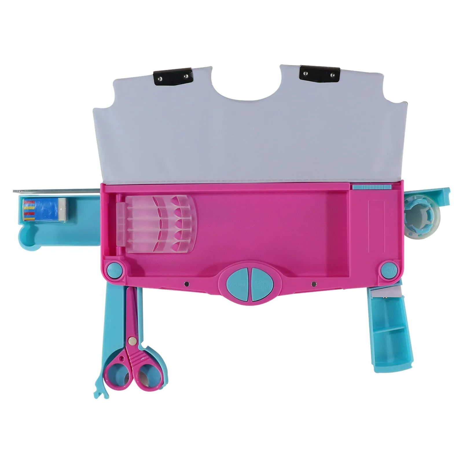Smily Kiddos Pop Out Pencil Box Flamingo Theme - Light Blue-SK16001726