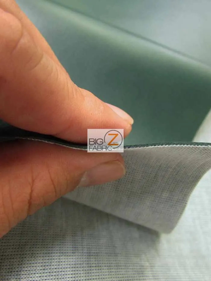 Solid Soft Faux Fake Leather Vinyl Fabric / Brown / By The Roll - 30 Yards