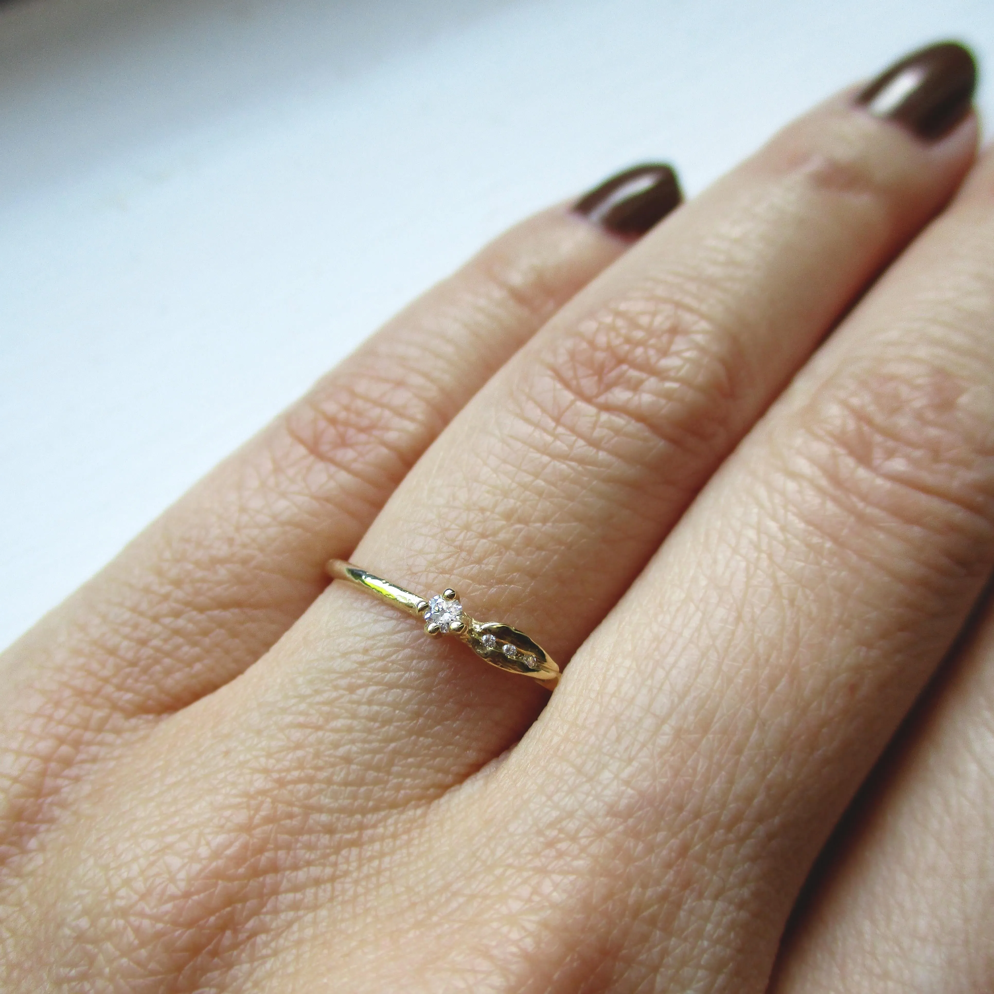 Sprout Diamond Ring