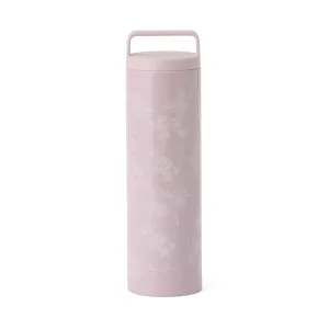 Stainless Steel Bottle With Handle 730ml Chic Flower Pink