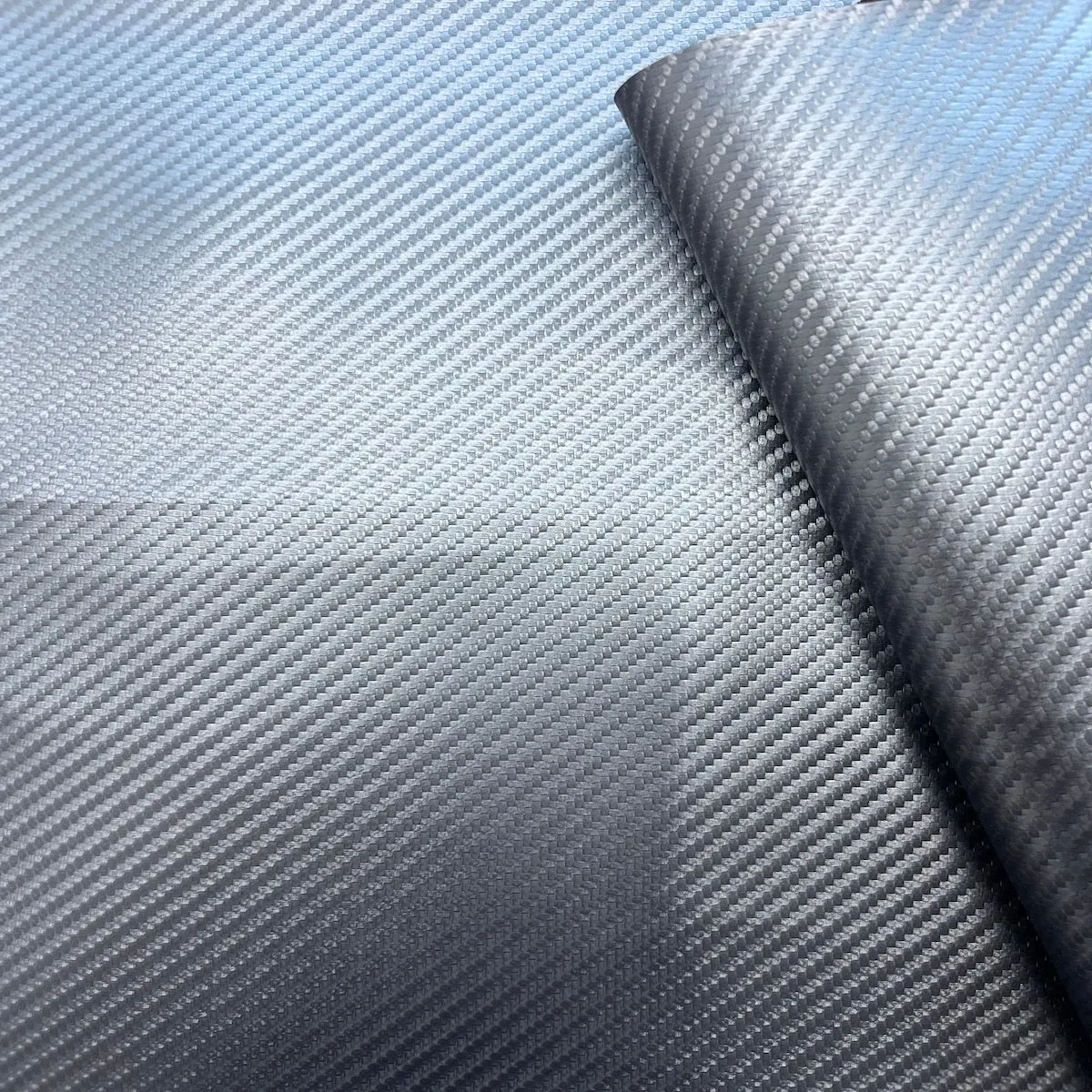 Steel Navy Carbon Fiber Marine Vinyl Fabric