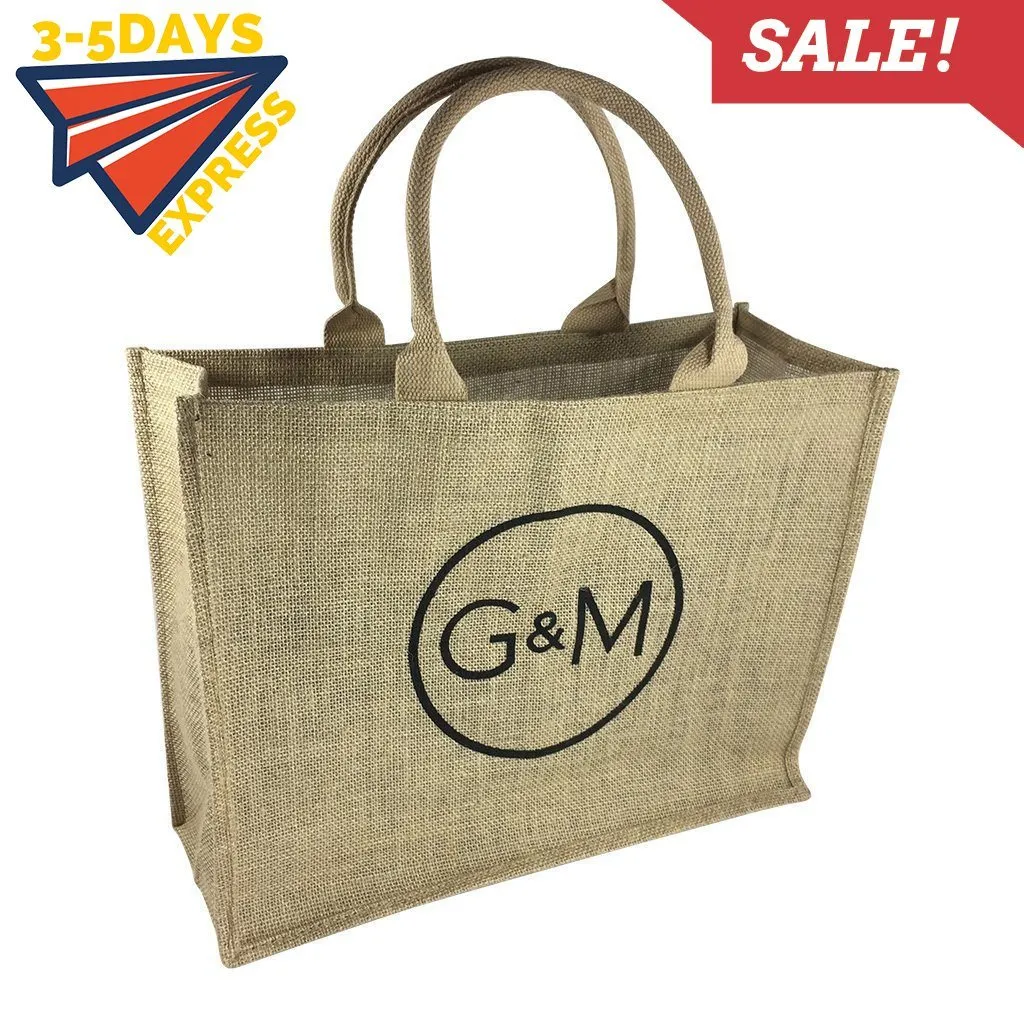 Stock Jute Bag Natural(SJB-01D)