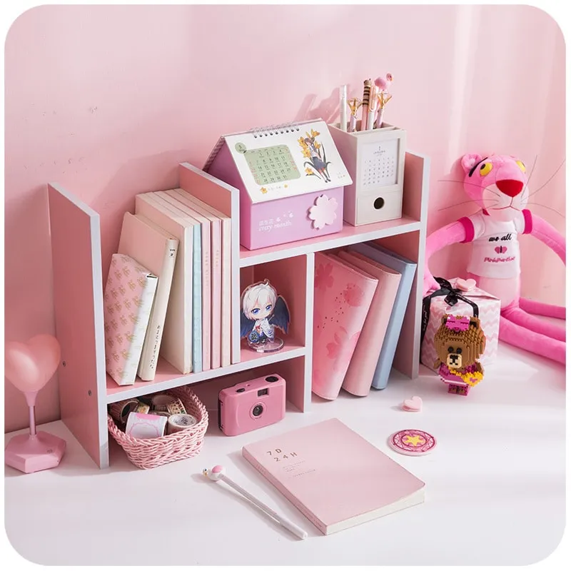 Sweet Pink Irregular Desk Organizer