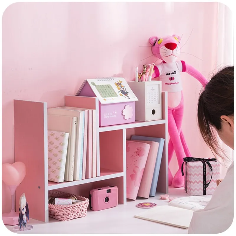 Sweet Pink Irregular Desk Organizer